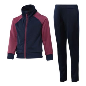 Men's 2-piece Full Coral Blocks Jogger Tracksuit Track Jacket & Track Pants Outfit